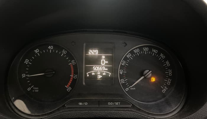2019 Skoda Rapid STYLE 1.6 MPI, Petrol, Manual, 50,669 km, Odometer Image
