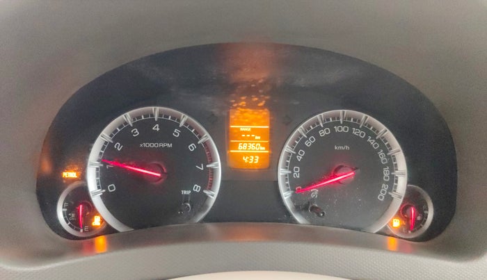 2017 Maruti Ertiga VXI CNG, CNG, Manual, 68,349 km, Odometer Image