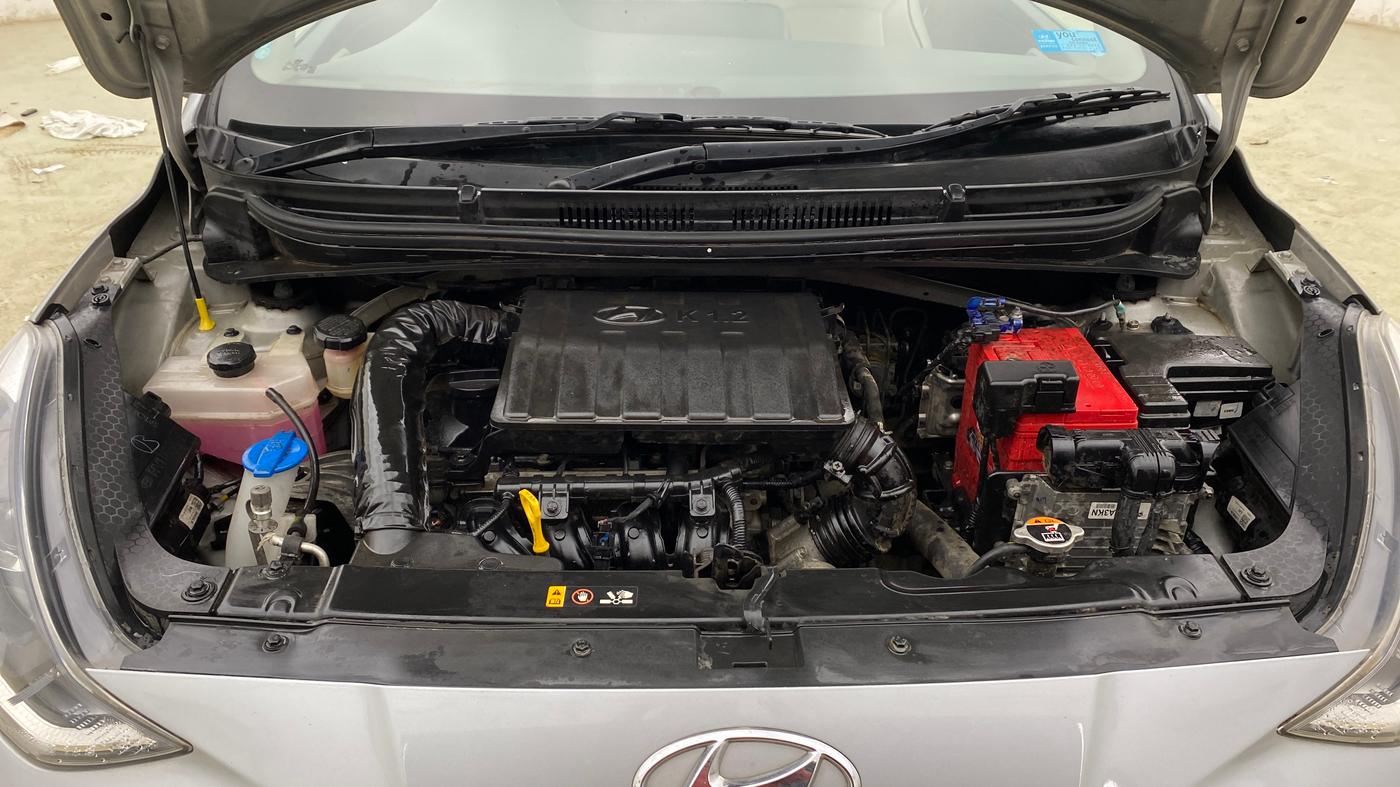 2022 Hyundai AURA SX PLUS 1.2 AMT, Petrol, Automatic, 29,897 km, Engine View