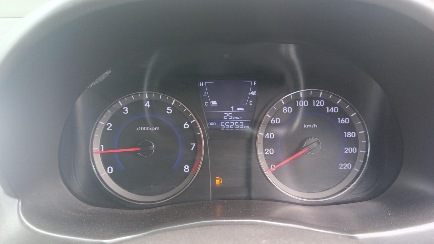 2017 Hyundai Verna 1.6 VTVT SX, Petrol, Manual, 55,252 km, Odometer Image