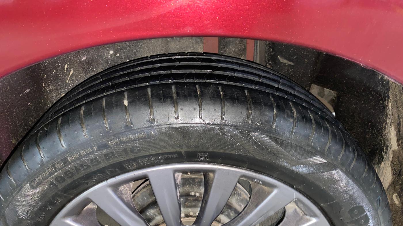 2018 Maruti Ciaz S 1.4 MT PETROL, Petrol, Manual, 45,035 km, Left Rear Tyre Tread
