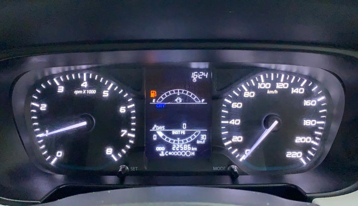 2022 Tata PUNCH ACCOMPLISHED MT, Petrol, Manual, 22,585 km, Odometer Image