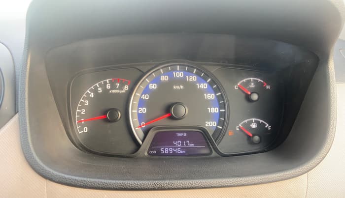 2014 Hyundai Xcent S 1.2, Petrol, Manual, 58,929 km, Odometer Image