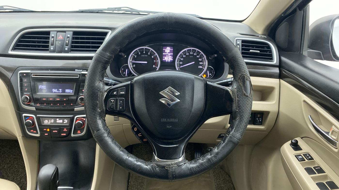 2014 Maruti Ciaz VXI+AT, Petrol, Automatic, 86,576 km, Steering Wheel Close Up
