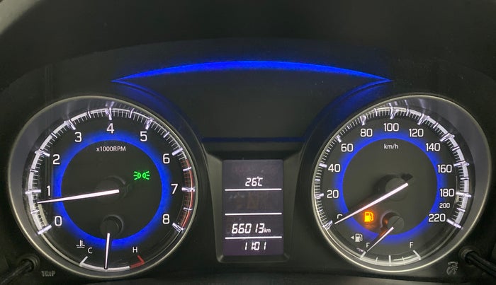 2017 Maruti Baleno DELTA 1.2 K12, Petrol, Manual, 66,058 km, Odometer Image