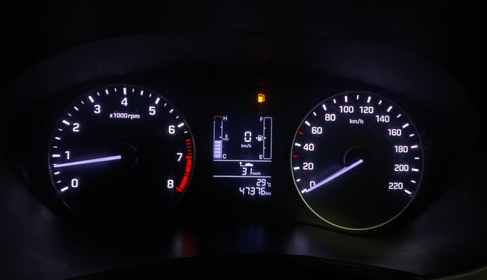 2017 Hyundai Elite i20 ASTA 1.2, Petrol, Manual, 47,311 km, Odometer Image