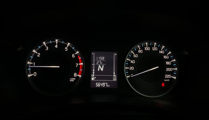 2023 Maruti FRONX DELTA PLUS 1.2L AGS, Petrol, Automatic, 56,471 km, Odometer Image