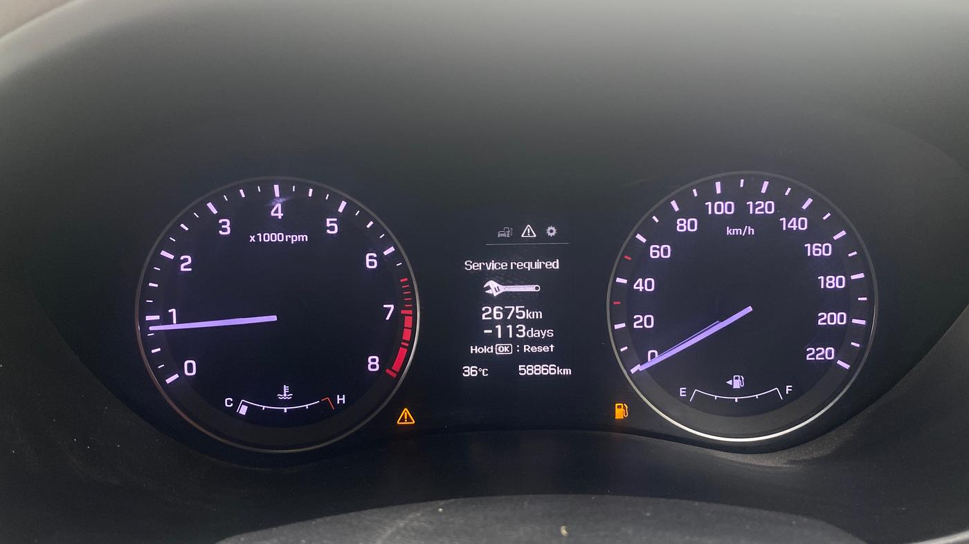2017 Hyundai Elite i20 ASTA 1.2 (O), Petrol, Manual, 58,866 km, Odometer Image