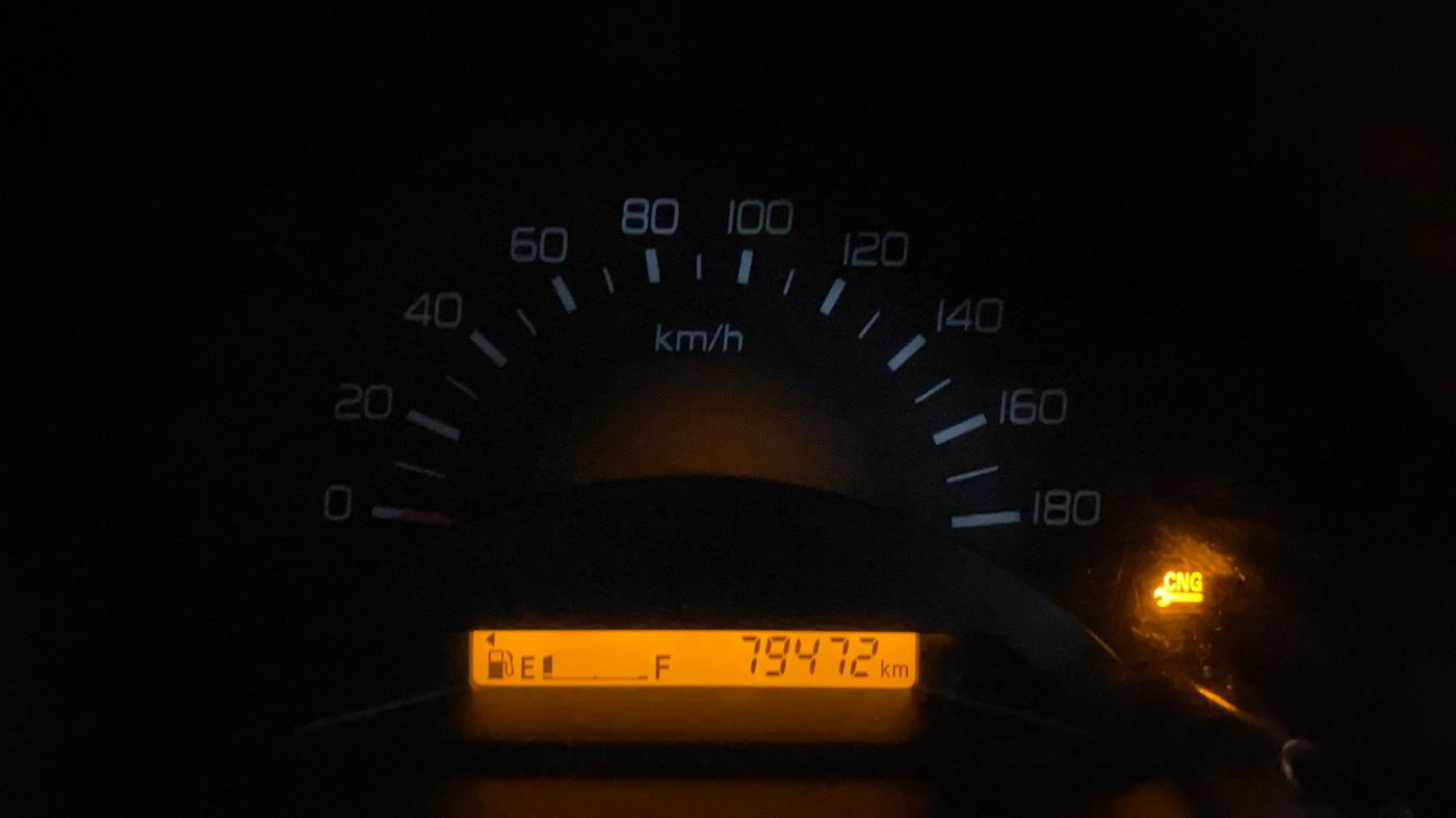 2018 Maruti Wagon R 1.0 LXI CNG, CNG, Manual, 79,405 km, Odometer Image