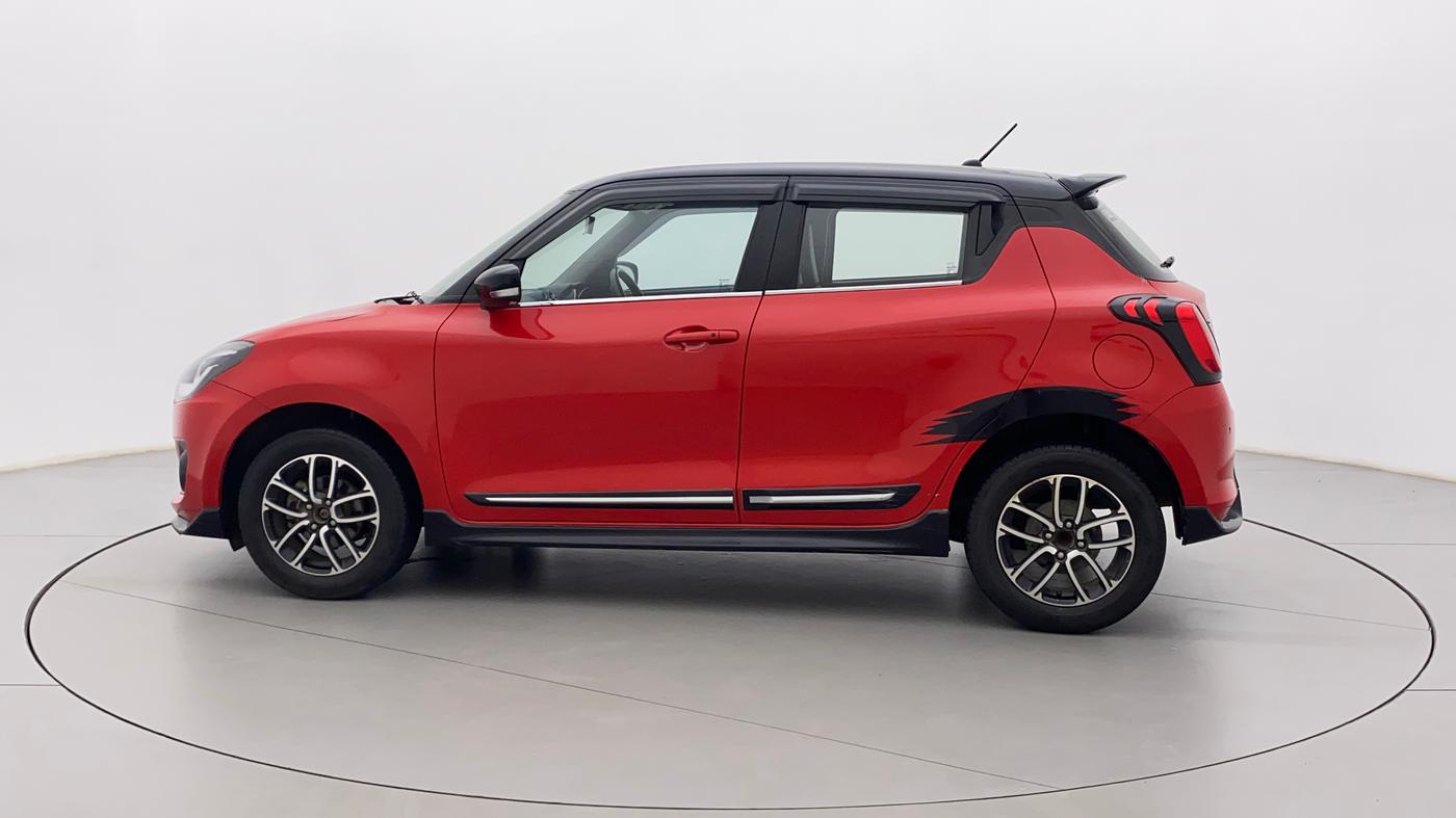 2021 Maruti Swift ZXI PLUS AMT DUAL TONE, Petrol, Automatic, 72,216 km, Left Side