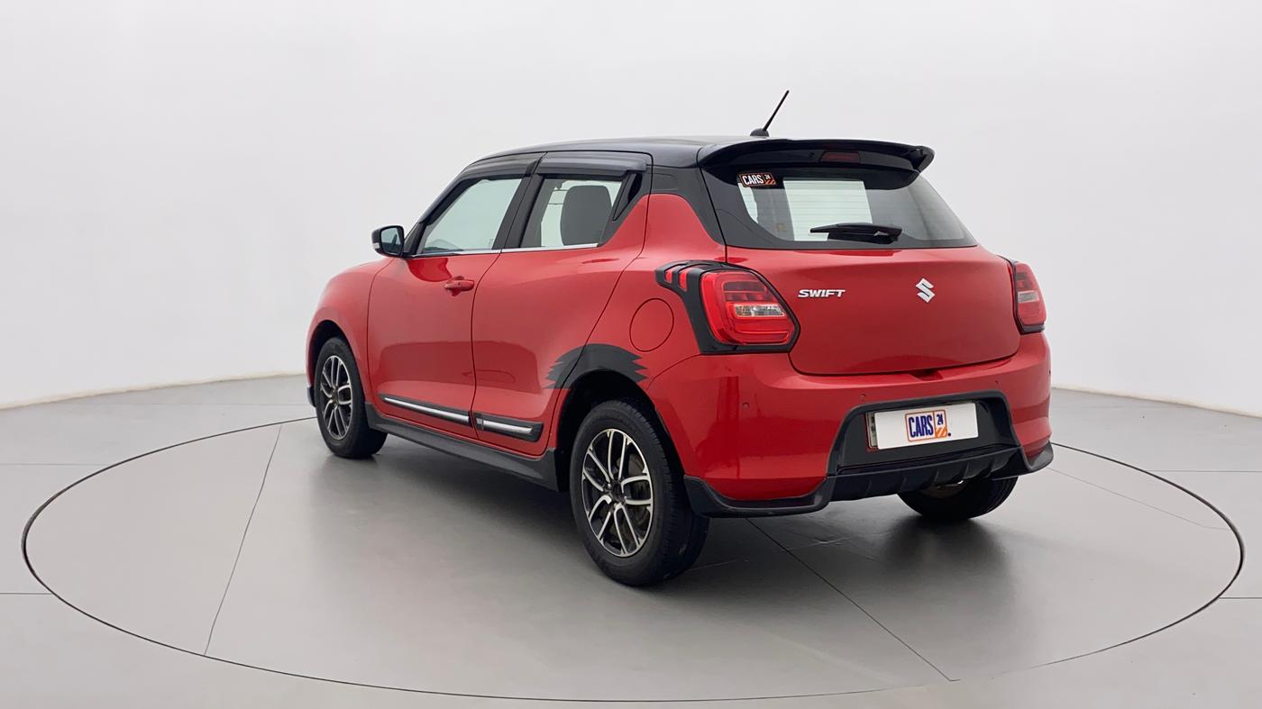 2021 Maruti Swift ZXI PLUS AMT DUAL TONE, Petrol, Automatic, 72,216 km, Left Back Diagonal