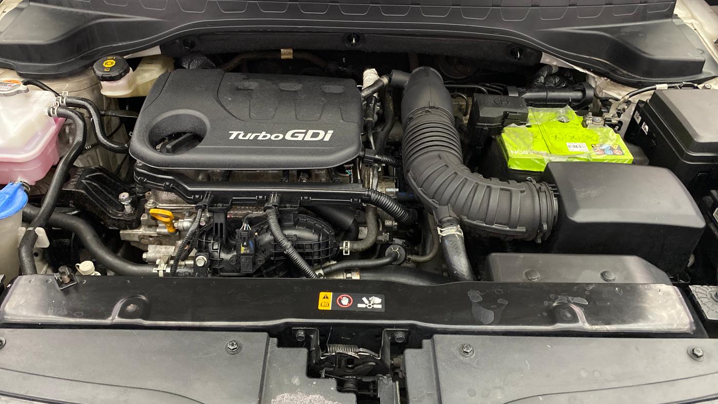 2021 KIA SONET GTX PLUS 1.0 DCT, Petrol, Automatic, 1,09,919 km, Engine View