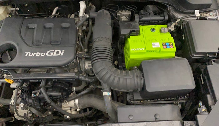 2020 KIA SONET HTX 1.0 IMT, Petrol, Manual, 42,386 km, Engine View - Left