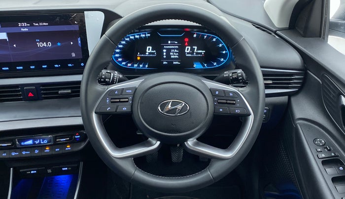 2022 Hyundai NEW I20 ASTA (O) 1.2 MT, Petrol, Manual, 3,722 km, Steering Wheel Close Up