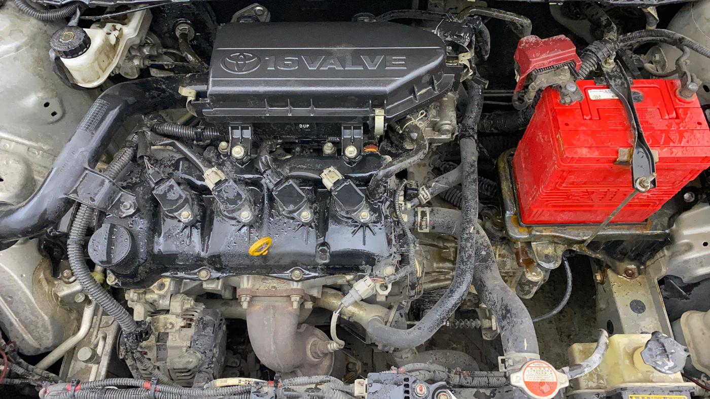 2017 Toyota Etios Liva V, Petrol, Manual, 55,771 km, Engine View