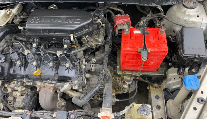 2017 Toyota Etios Liva V, Petrol, Manual, 55,771 km, Engine View - Left