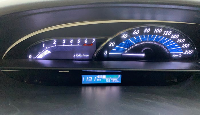 2017 Toyota Etios Liva V, Petrol, Manual, 55,771 km, Odometer Image