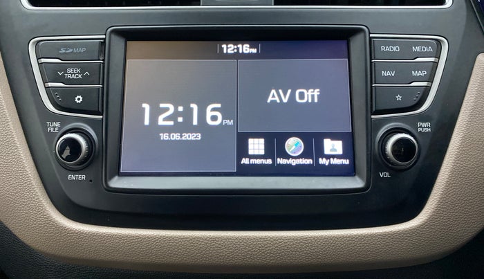 2018 Hyundai Elite i20 ASTA 1.2, Petrol, Manual, 56,417 km, Infotainment System