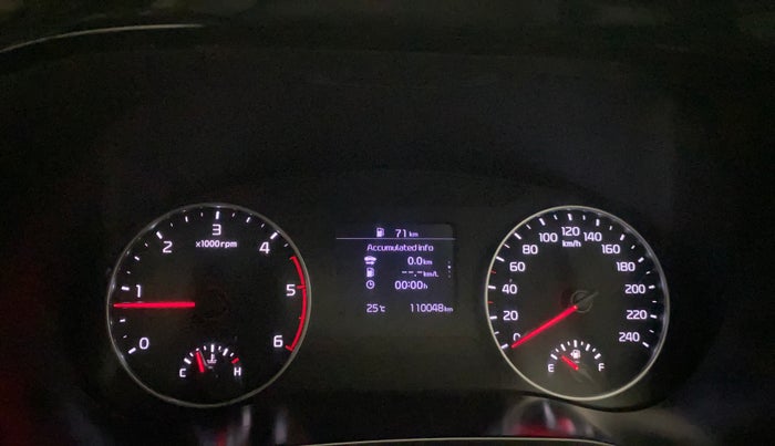 2022 KIA SELTOS HTX DIESEL 1.5, Diesel, Manual, 1,10,027 km, Odometer Image