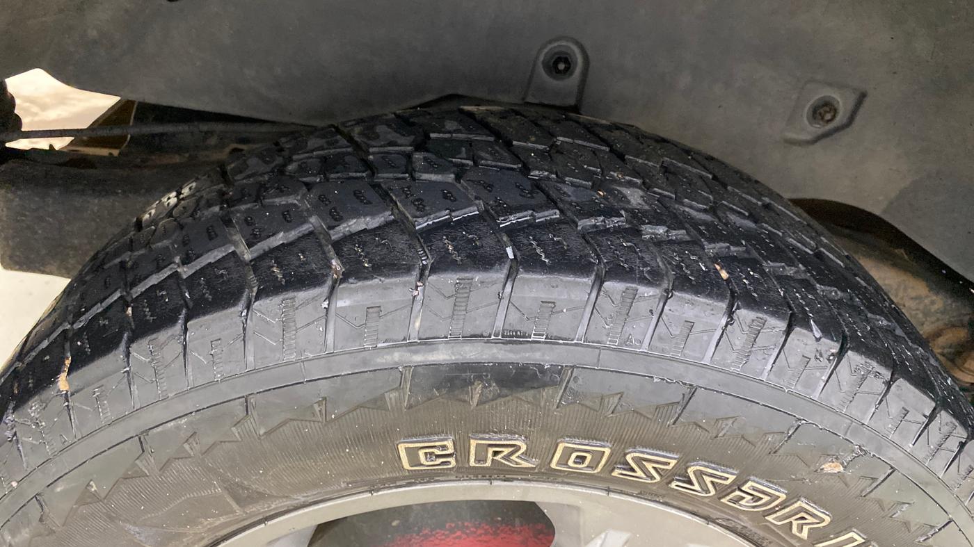 2021 Mahindra Thar LX PETROL HT 4WD AT, Petrol, Automatic, 78,013 km, Right Rear Tyre Tread