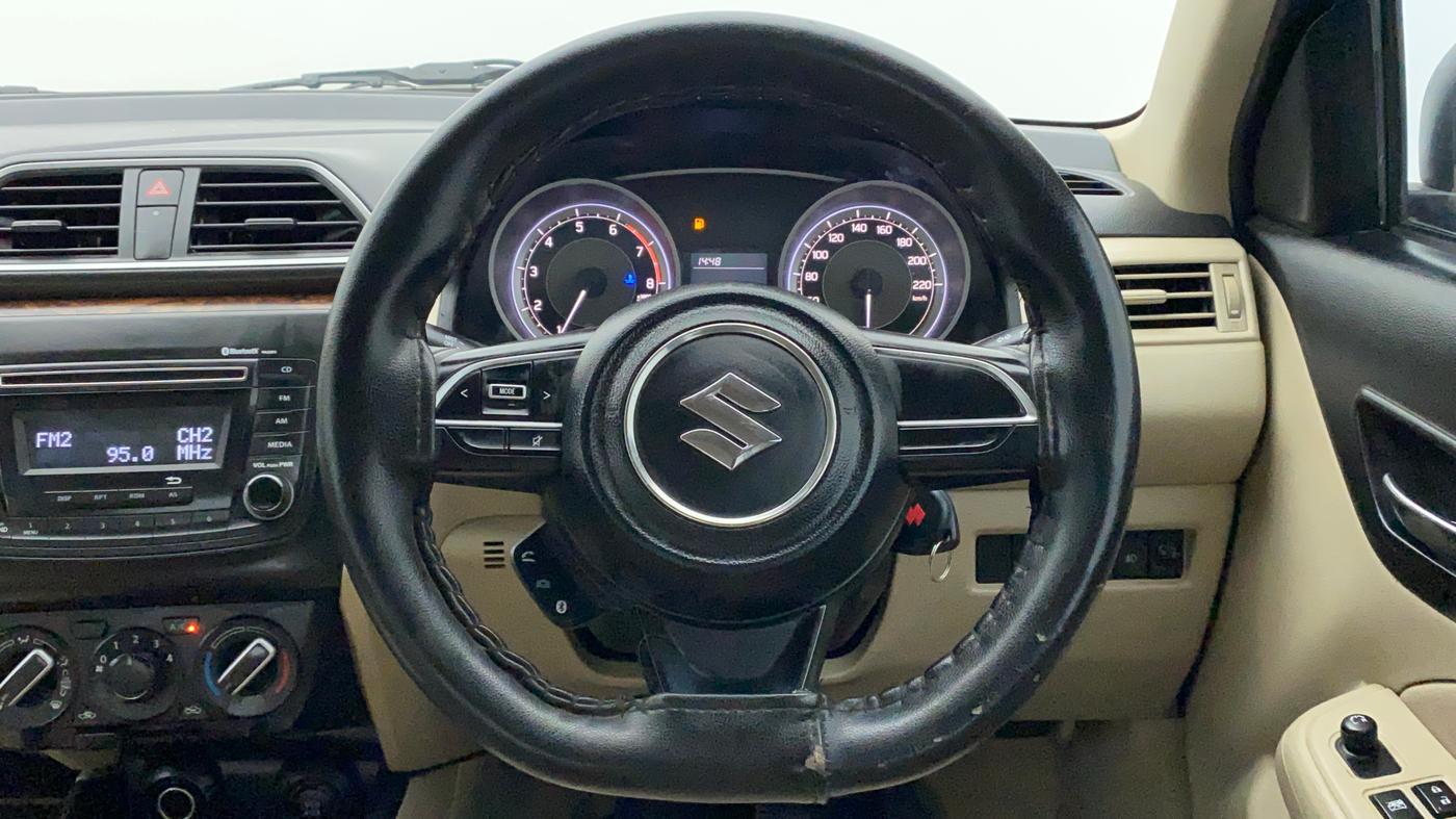 2018 Maruti Dzire VXI, Petrol, Manual, 67,230 km, Steering Wheel Close Up