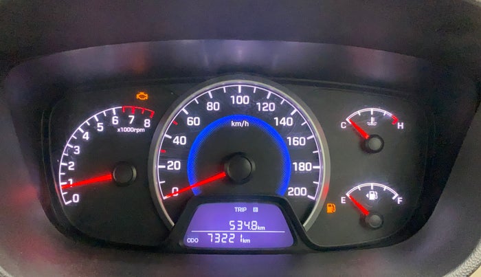 2017 Hyundai Grand i10 MAGNA 1.2 KAPPA VTVT, CNG, Manual, 73,177 km, Odometer Image