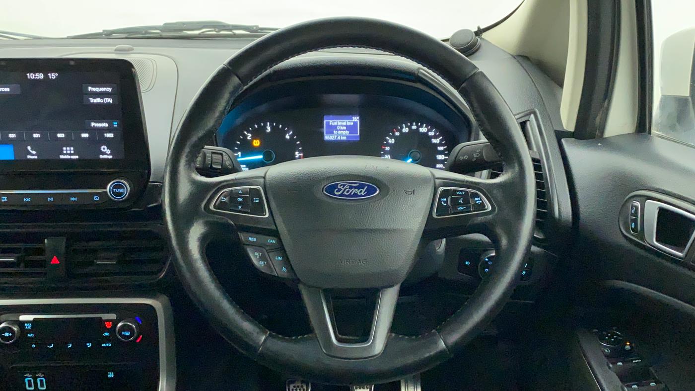 2018 Ford Ecosport TITANIUM + 1.5L DIESEL, Diesel, Manual, 96,134 km, Steering Wheel Close Up