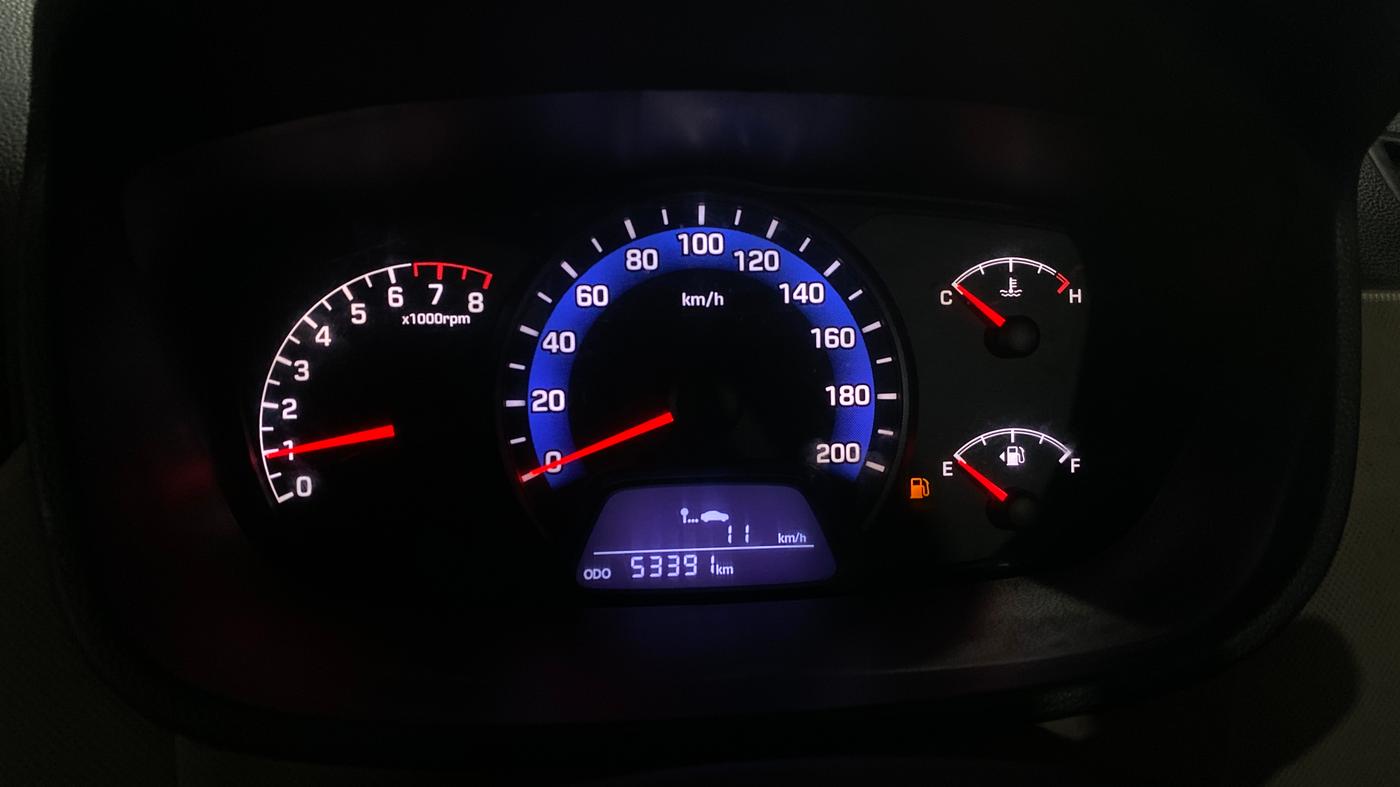 2015 Hyundai Xcent BASE 1.2, Petrol, Manual, 53,387 km, Odometer Image