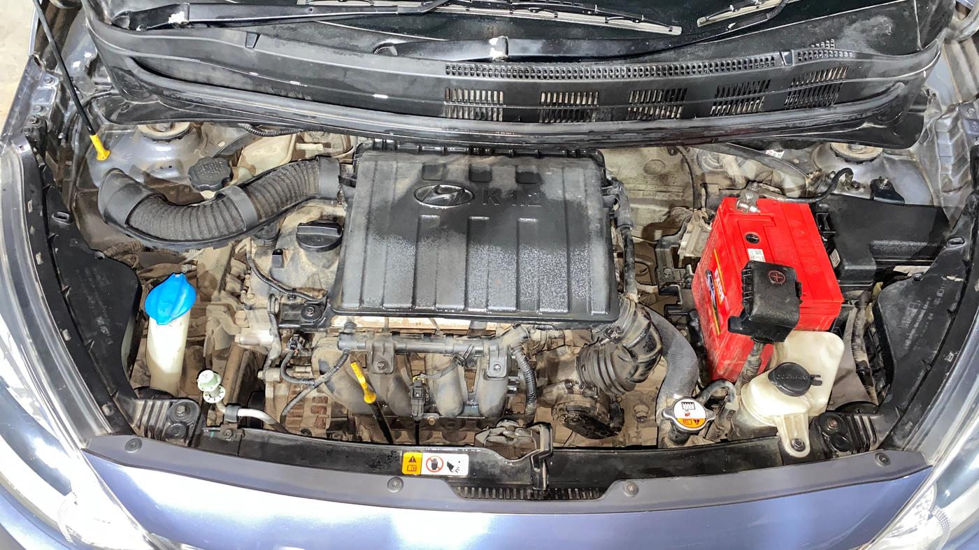 2015 Hyundai Xcent BASE 1.2, Petrol, Manual, 53,387 km, Engine View