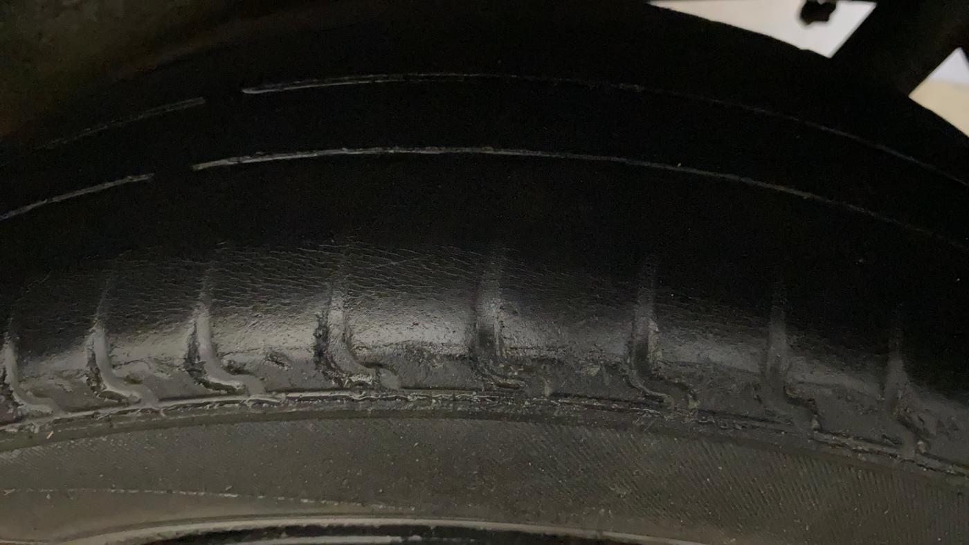 2018 Maruti Wagon R 1.0 VXI, Petrol, Manual, 58,511 km, Left Rear Tyre Tread