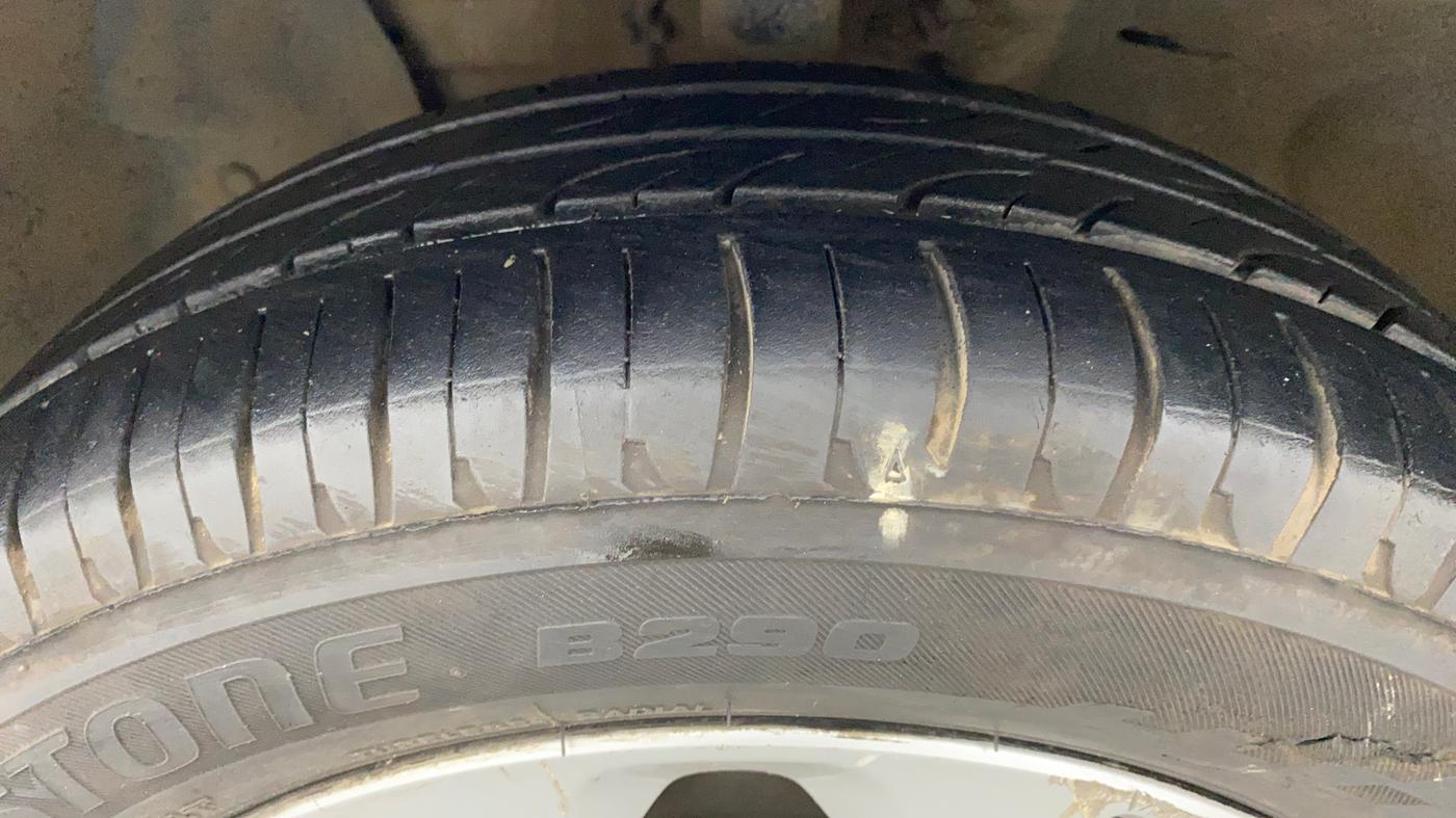 2014 Nissan Micra XV CVT, Petrol, Automatic, 52,052 km, Left Front Tyre Tread