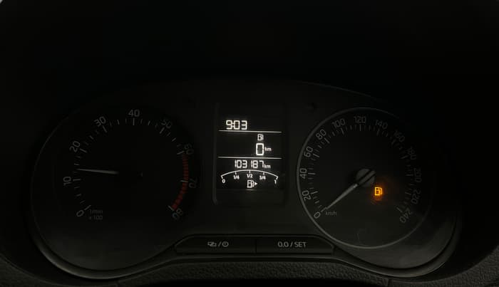 2020 Skoda Rapid 1.0 AMBITION TSI MT, Petrol, Manual, 1,03,141 km, Odometer Image
