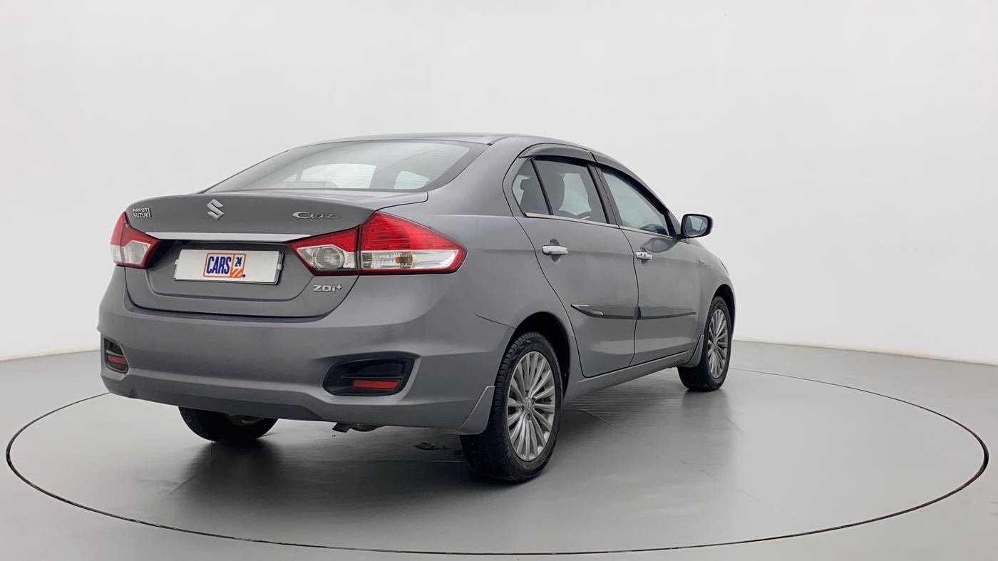 2015 Maruti Ciaz ZDI+, Diesel, Manual, 1,02,940 km, Right Back Diagonal