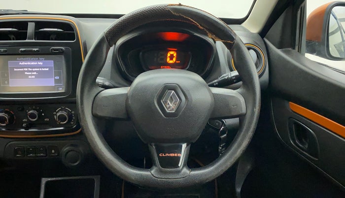 2017 Renault Kwid CLIMBER 1.0, CNG, Manual, 87,906 km, Steering Wheel Close Up