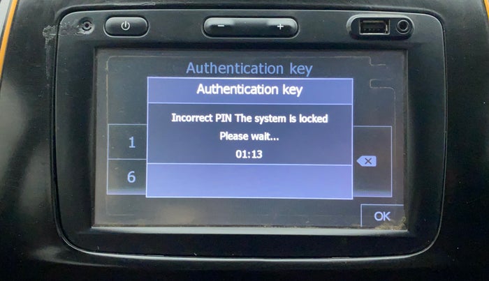 2017 Renault Kwid CLIMBER 1.0, CNG, Manual, 87,906 km, Infotainment System