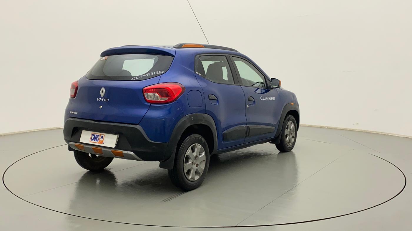 2017 Renault Kwid CLIMBER 1.0, CNG, Manual, 87,906 km, Right Back Diagonal