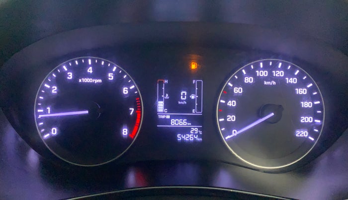 2017 Hyundai Elite i20 SPORTZ 1.2, Petrol, Manual, 54,263 km, Odometer Image