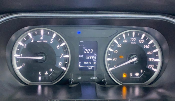 2016 Tata Zest XT PETROL, Petrol, Manual, 72,995 km, Odometer Image