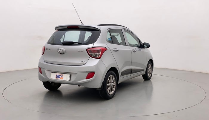 2016 Hyundai Grand i10 ASTA (O) 1.2 KAPPA VTVT, Petrol, Manual, 42,753 km, Right Back Diagonal