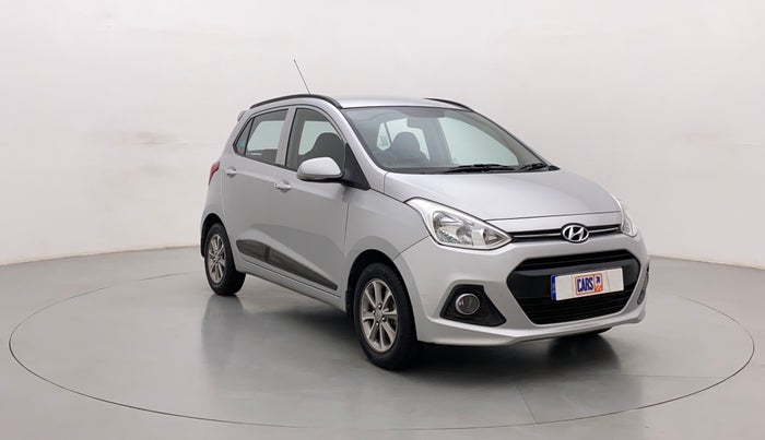 2016 Hyundai Grand i10 ASTA (O) 1.2 KAPPA VTVT, Petrol, Manual, 42,753 km, Right Front Diagonal