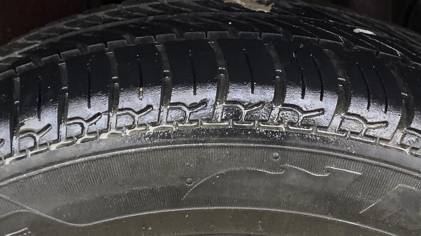 2015 Tata Nano TWIST XTA, Petrol, Automatic, 58,203 km, Left Rear Tyre Tread