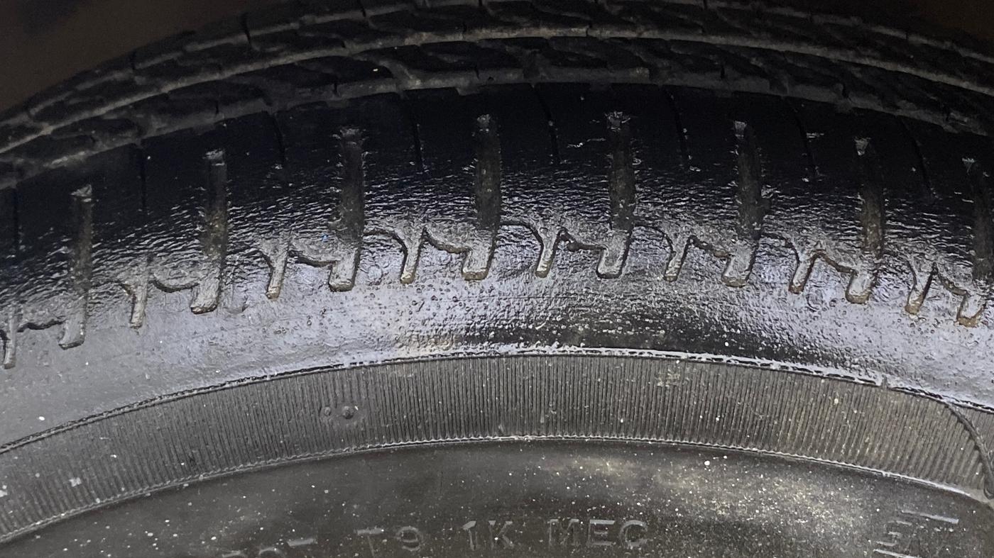 2015 Tata Nano TWIST XTA, Petrol, Automatic, 58,203 km, Left Front Tyre Tread