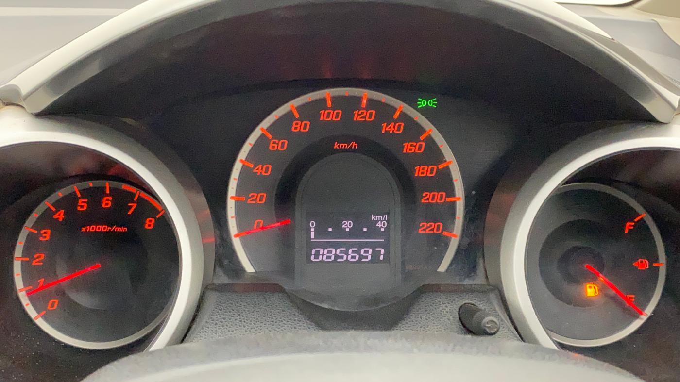 2010 Honda Jazz 1.2L I-VTEC BASE, Petrol, Manual, 85,697 km, Odometer Image