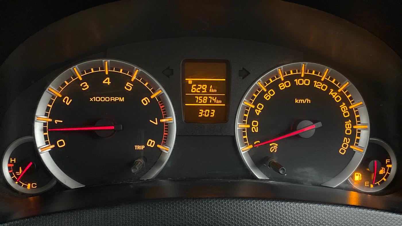 2013 Maruti Swift VXI D, Petrol, Manual, 76,272 km, Odometer Image