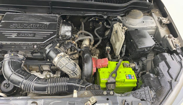 2019 Maruti Vitara Brezza ZDI AMT, Diesel, Automatic, 1,28,345 km, Engine View - Left