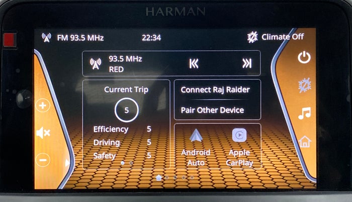 2022 Tata ALTROZ XTA, Petrol, Automatic, 38,754 km, Infotainment System