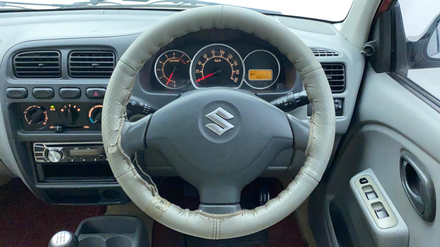 2013 Maruti Alto K10 VXI, Petrol, Manual, 40,222 km, Steering Wheel Close Up