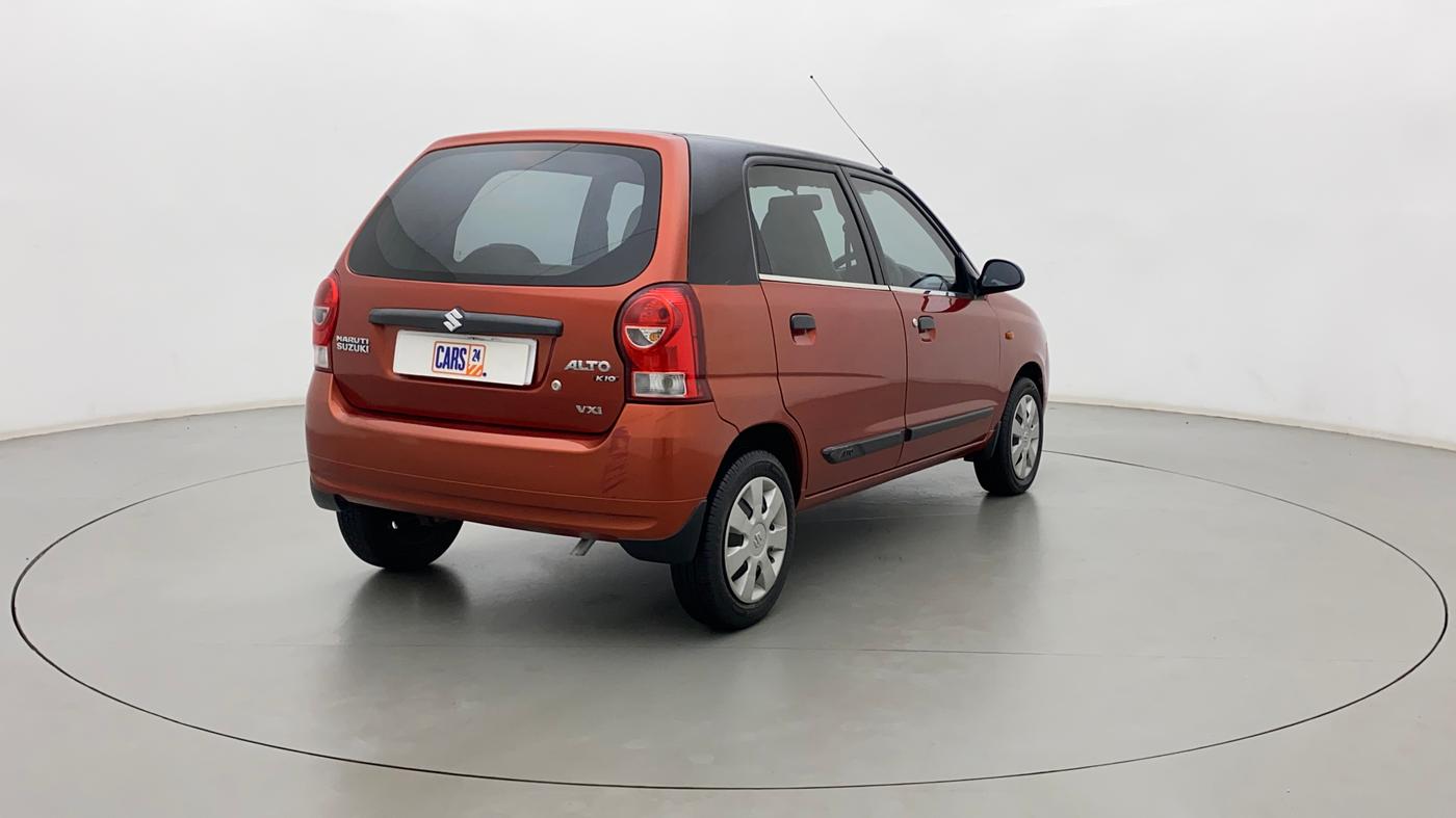 2013 Maruti Alto K10 VXI, Petrol, Manual, 40,222 km, Right Back Diagonal
