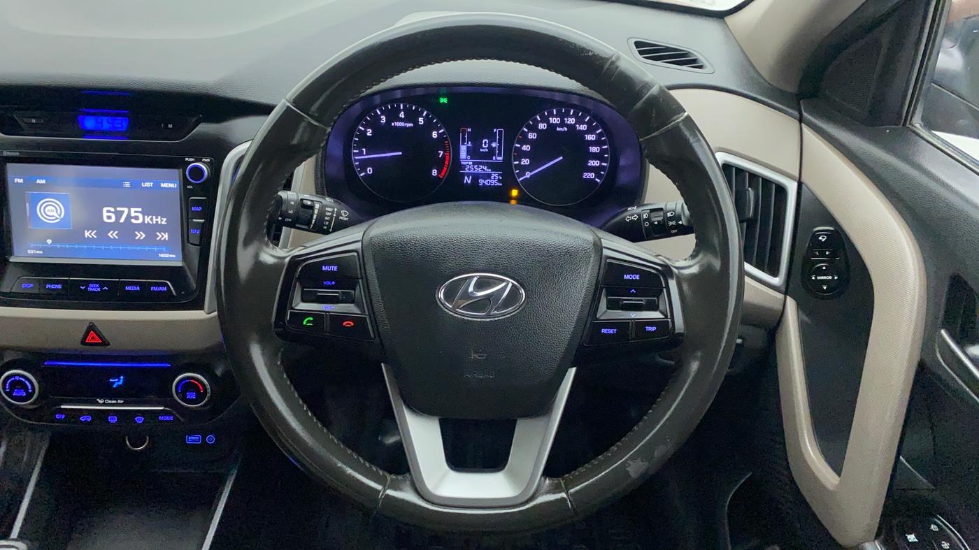 2018 Hyundai Creta 1.6 SX PLUS AUTO PETROL, Petrol, Automatic, 94,177 km, Steering Wheel Close Up