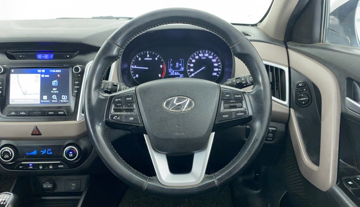 2020 Hyundai Creta SX 1.6 DIESEL, Diesel, Manual, 1,05,334 km, Steering Wheel Close Up